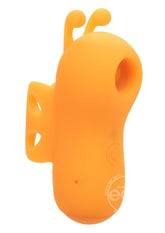 Neon Vibes The Buzzing Vibe Rechargeable Silicone Finger Vibrator - Orange